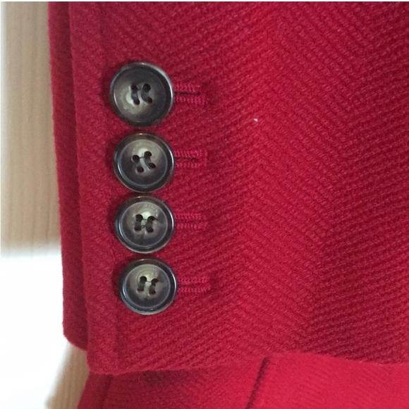 TALBOTS RED COAT - Picture 5 of 7